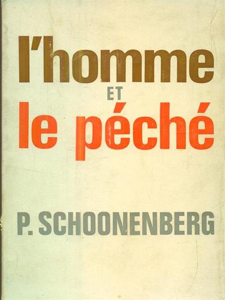 L' homme et le pechè - P. Schonenberg - copertina