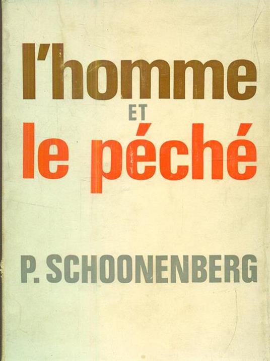 L' homme et le pechè - P. Schonenberg - copertina