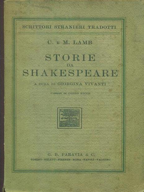 Storie da shakespeare - copertina