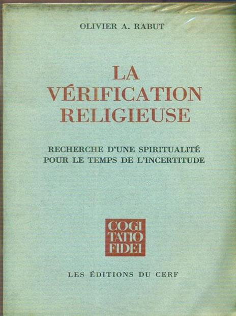 La verification religieuse - 3