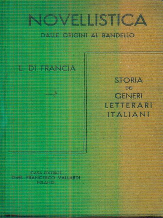 Novellistica Vol. I. Dalle origini al Bandello - 4