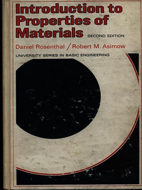 Introduction to properties of materials - Gary Rosenthal - copertina