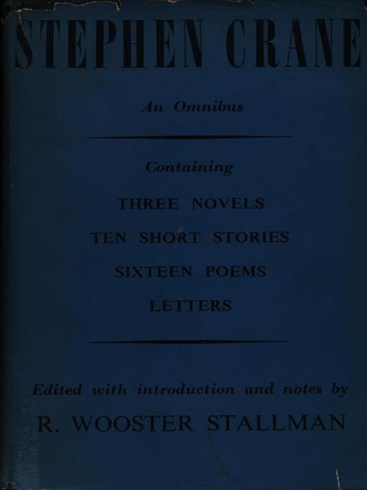 An omnibus - Stephen Crane - copertina