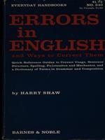 Errors in english