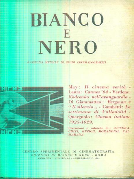 bianco e nero 4-5 / aprile maggio 1964 - 4