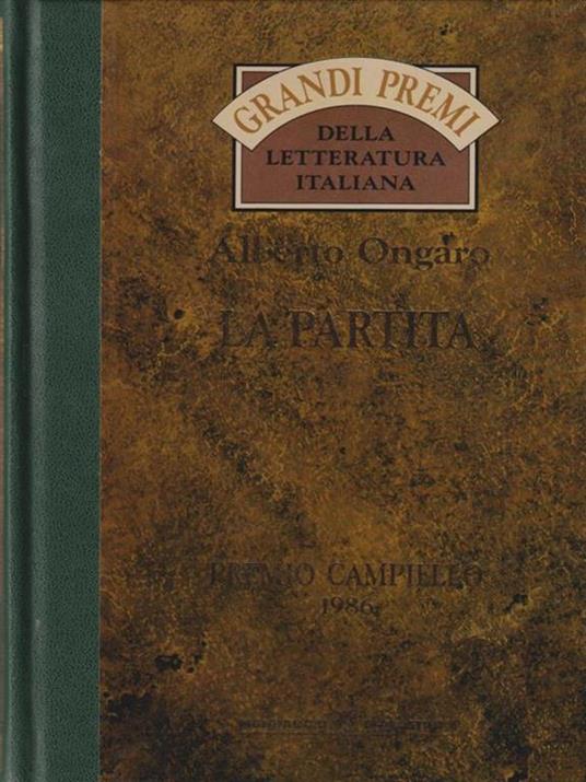 La partita - Alberto Ongaro - copertina