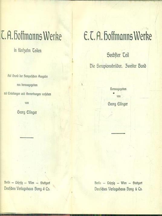 E.T.A. Hoffmanns Werke 6-8 - Ernst T. Hoffmann - 3