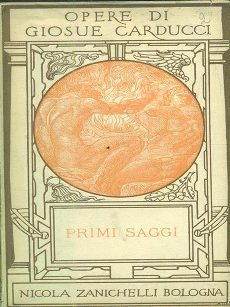 Primi saggi - Giosuè Carducci - copertina