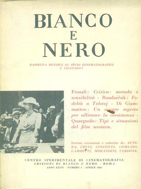 bianco e nero 4 / aprile 1966 - 4