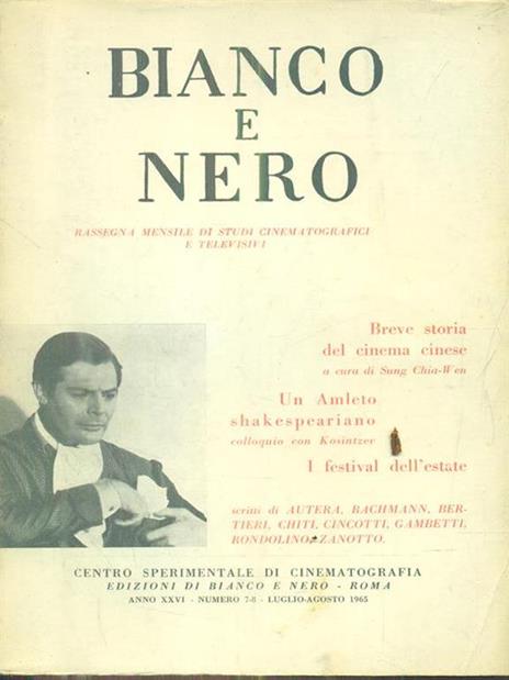 bianco e nero 7-8 / luglio-agosto 1965 - 2