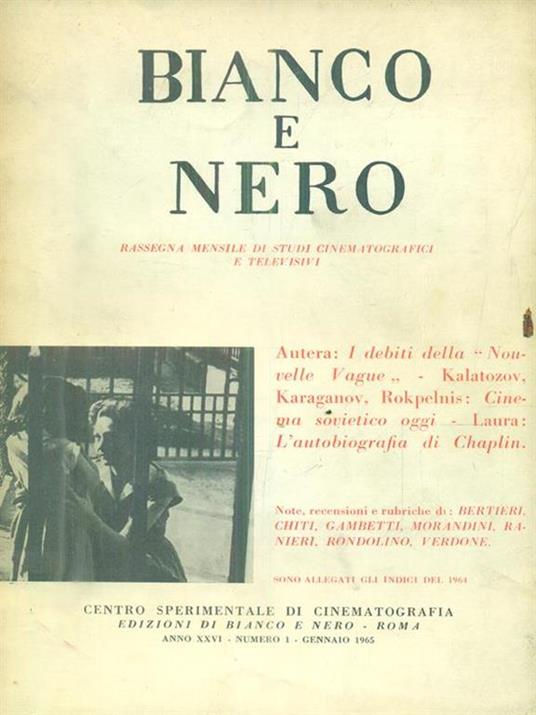 bianco e nero 1 / gennaio 1965 - 3