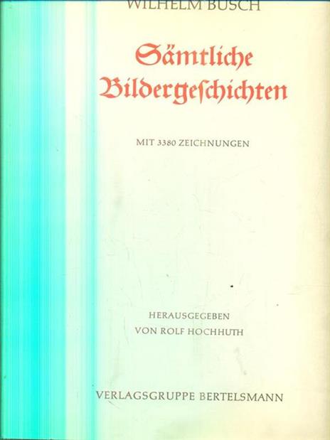 Samtliche Bildergeschichten - Wilhelm Busch - 2