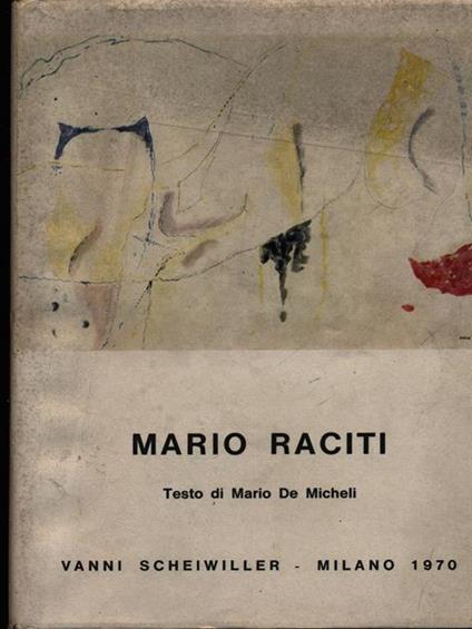 Mario Raciti - Mario De Micheli - copertina