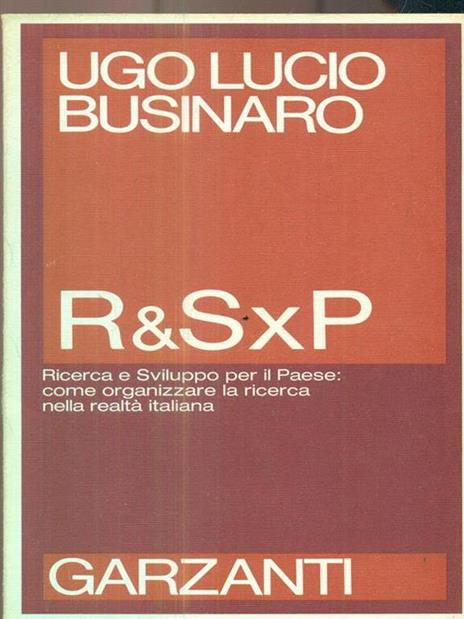 R & S X P - Ugo L. Businaro - 2