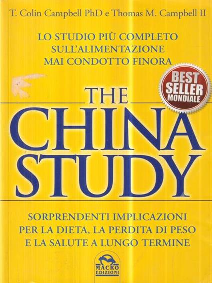 The China study - T. Colin Campbell - copertina