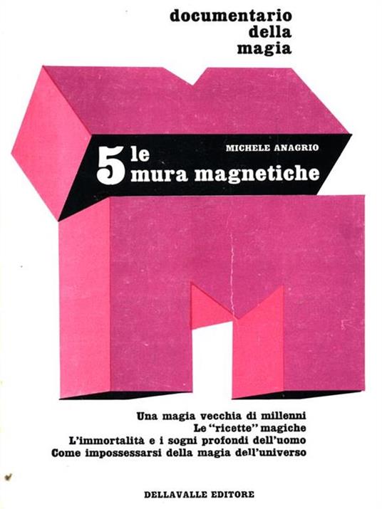 Le mura magnetiche - Michele Anagrio - copertina