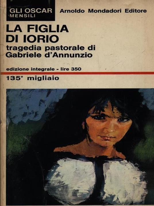 La figlia di Iorio - Gabriele D'Annunzio - copertina