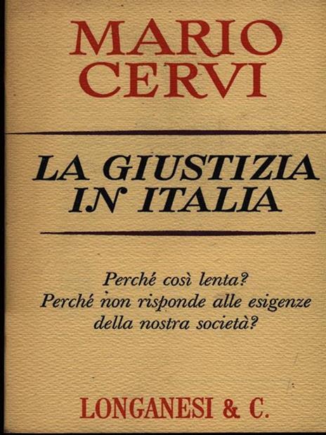 La giustizia in Italia - Mario Cervi - 3