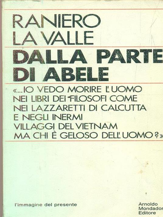 Dalla parte di Abele - Raniero La Valle - copertina