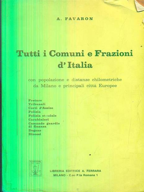 Tutti i Comuni e Frazioni d'Italia - 4