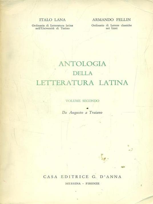 Letteratura latina. Storia e antologia. Vol. 3