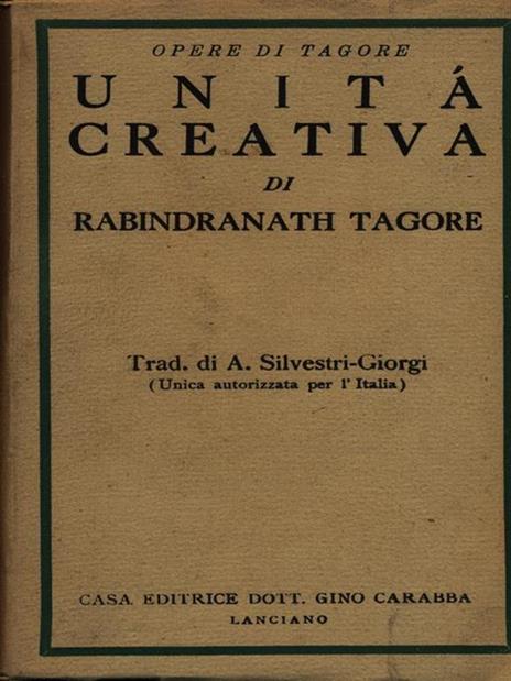 Unità creativa - Rabindranath Tagore - 2