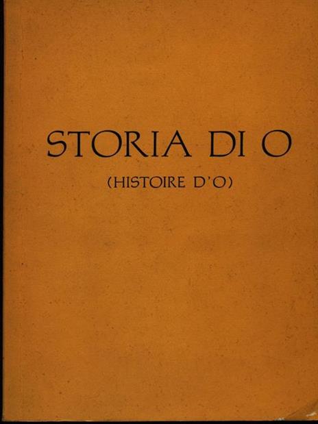 storia di O - copertina