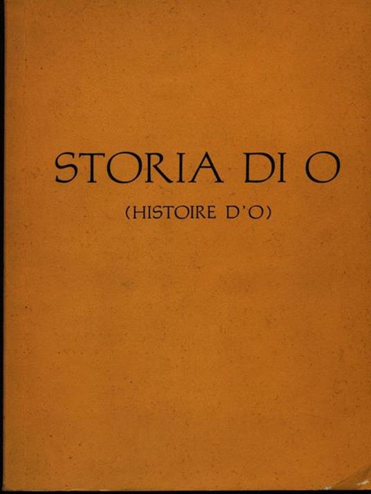 storia di O - copertina