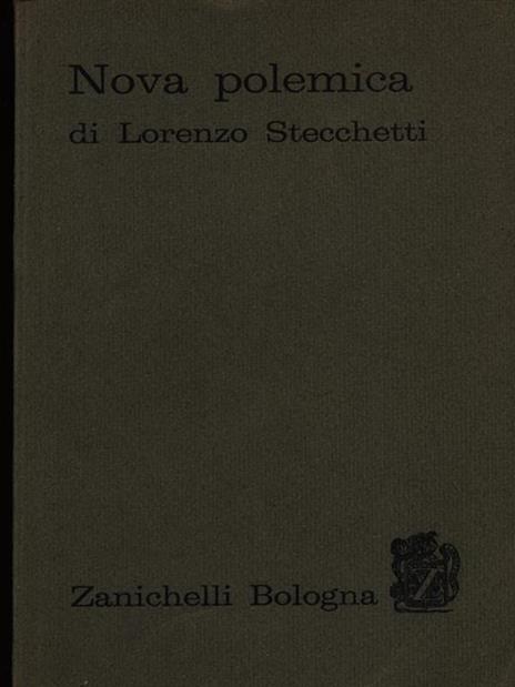 Nova polemica - Lorenzo Stecchetti - 3