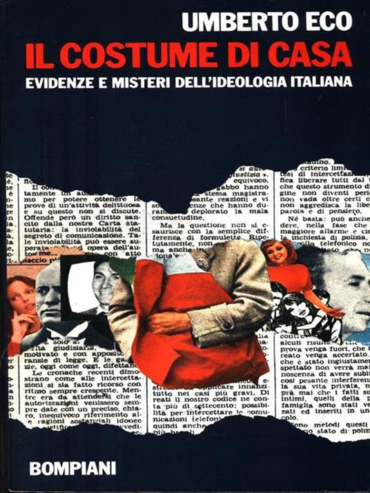 Il costume di casa - Umberto Eco - copertina