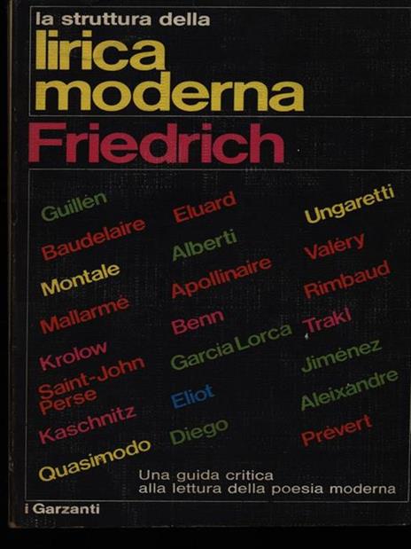 La struttura della lirica moderna - Hugo Friedrich - 6