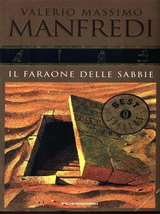 Il faraone delle sabbie - Valerio Massimo Manfredi - copertina