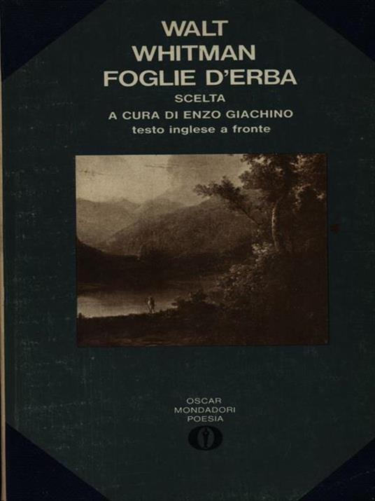 Foglie d'erba - Walt Whitman - copertina