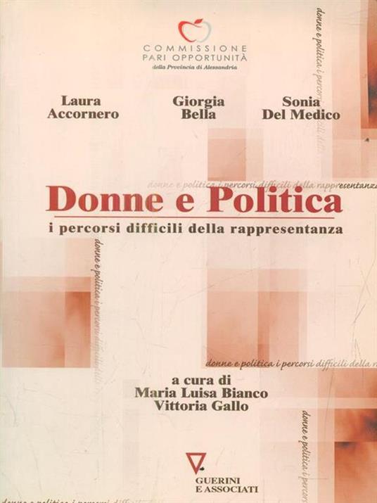 Donne e Politica: i percorsi difficili della rappresentanza - copertina