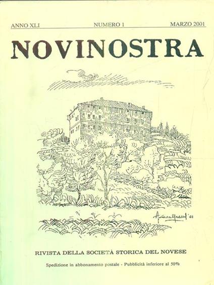 Novinostra. Numero 1. marzo 2001 - copertina