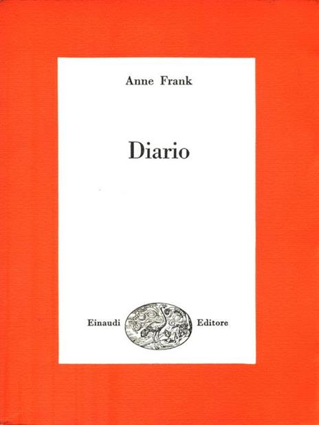 Diario - Anne Frank - copertina