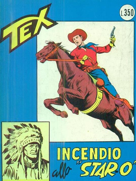 Tex. numero 42 - Incendio allo star-o - copertina