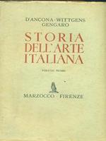 Storia dell'arte italiana. volume primo