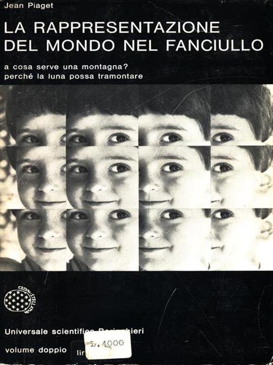 La rappresentazione del mondo nel fanciullo - Jean Piaget - copertina