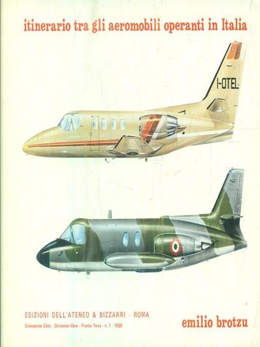 Aerozoom 1980. Itinerario tra gli aeromobili operanti in Itali - Emilio Brotzu - copertina