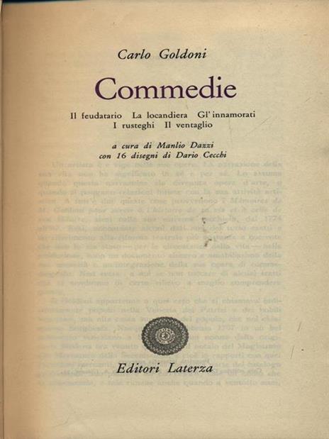 Commedie - Carlo Goldoni - 4