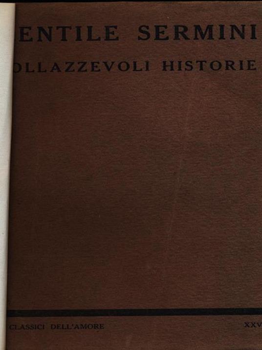 Sollazzevoli historie - Gentile Sermini - copertina