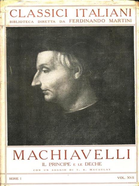Il Principe e le Deche - Niccolò Machiavelli - copertina