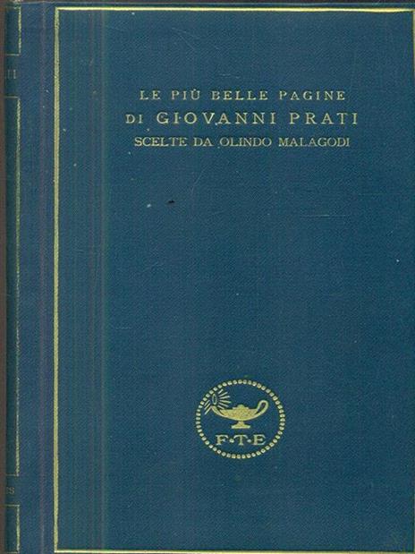 Le più belle pagine di Giovanni Prati - Giovanni Prati - 3