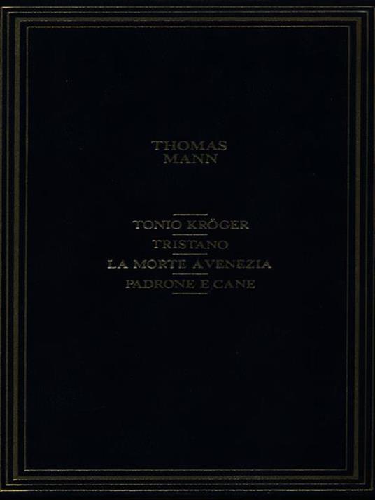 Tonio Kröger. Testo tedesco a fronte - Thomas Mann - copertina