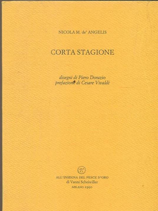 Corta stagione - Nicola M. De Angelis - 4