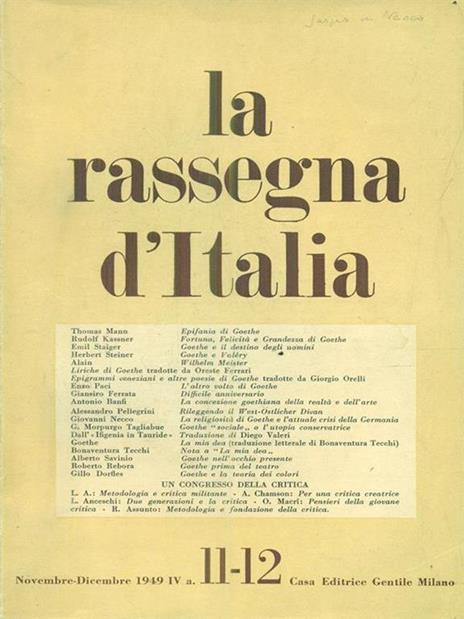 La rassegna d'Italia 11-12 / Novembre - Dicembre 1949 - 2