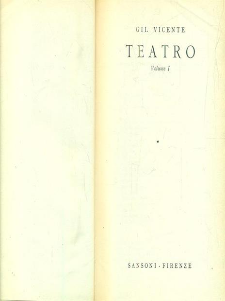 Teatro. Vol I - Gil Vicente - 4