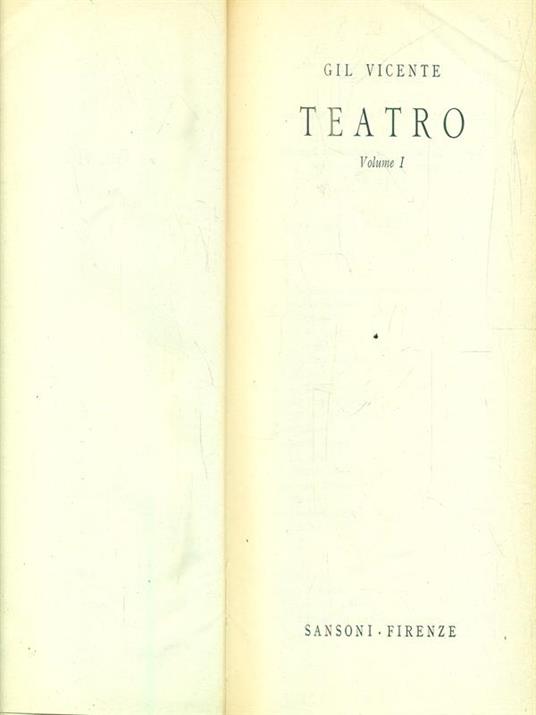 Teatro. Vol I - Gil Vicente - 4