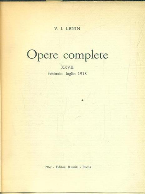 Opere. vol 27 - Lenin - 3